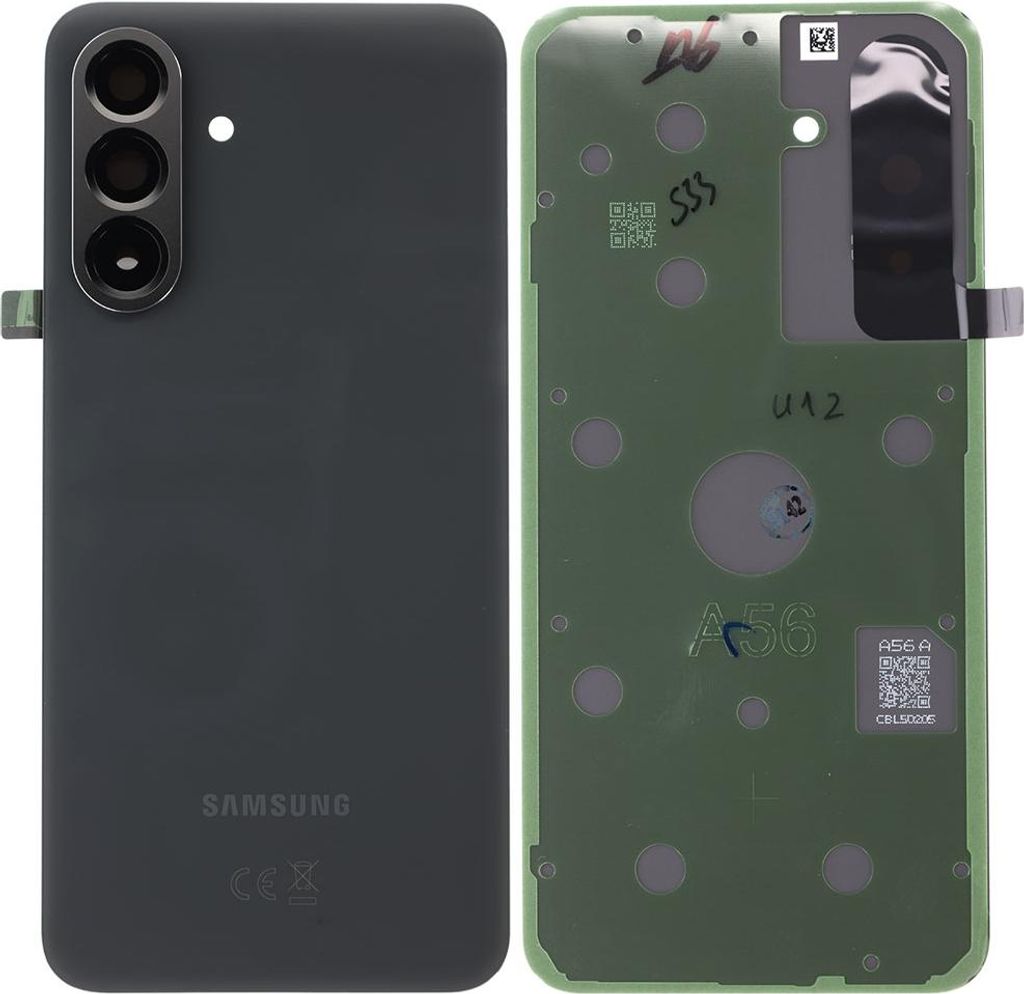 Original Akkudeckel Backcover Batterie Deckel Inkl. Klebestreifen Graphit Grau für Samsung Galaxy A56 5G SM-A566B & Werkzeug