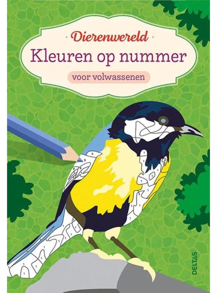 Loisir Créatif Peinture par Numéros Animaux - Kit Complet Deltas 24x30