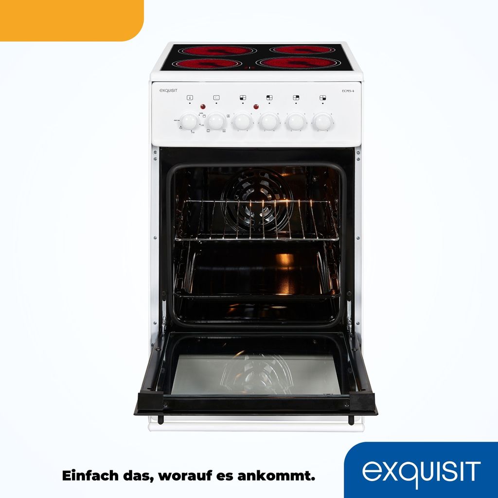 Exquisit ECM 5-4 Kuchenka elektryczna | szkło ceramiczne | Zdjęcie produktu 7