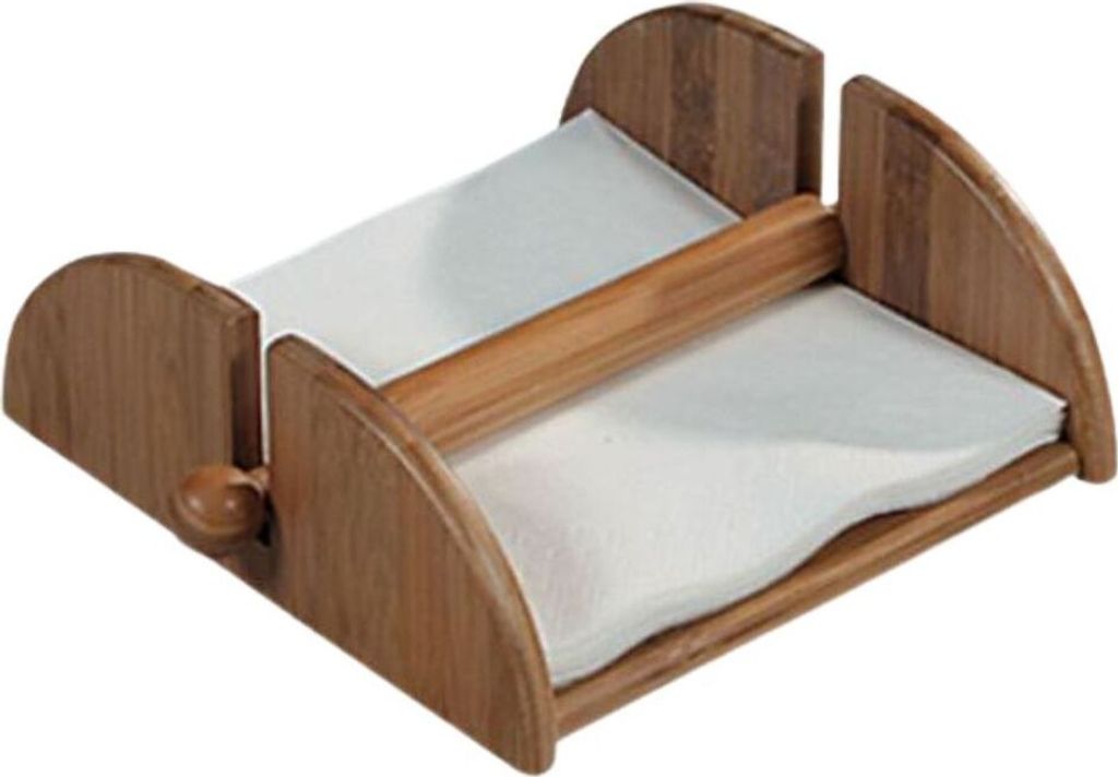 Serviettenhalter Serviettenständer Servietten Halter Serviettenspender Bambus