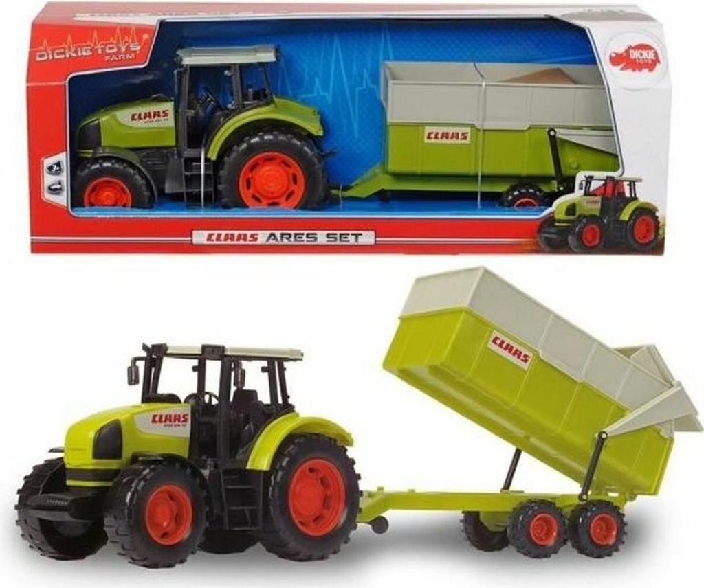 Spielzeug-Traktor Dickie Toys Cars Ares Set