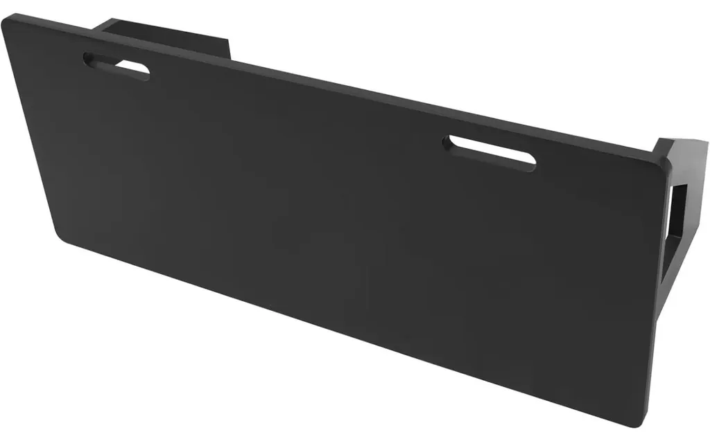 Rebondeur foot robuste en HDPE noir à deux angles pour entraînement