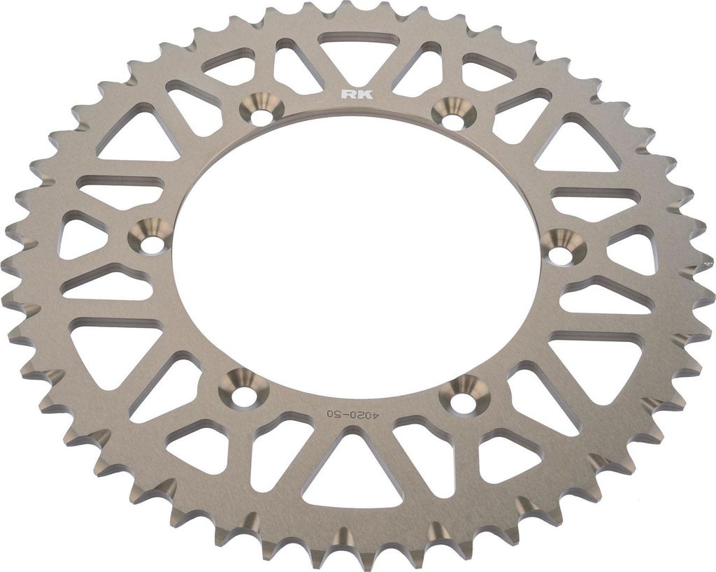 Rk Kettenrad 520 49z Alu hart eloxiert.selbstreinigend.