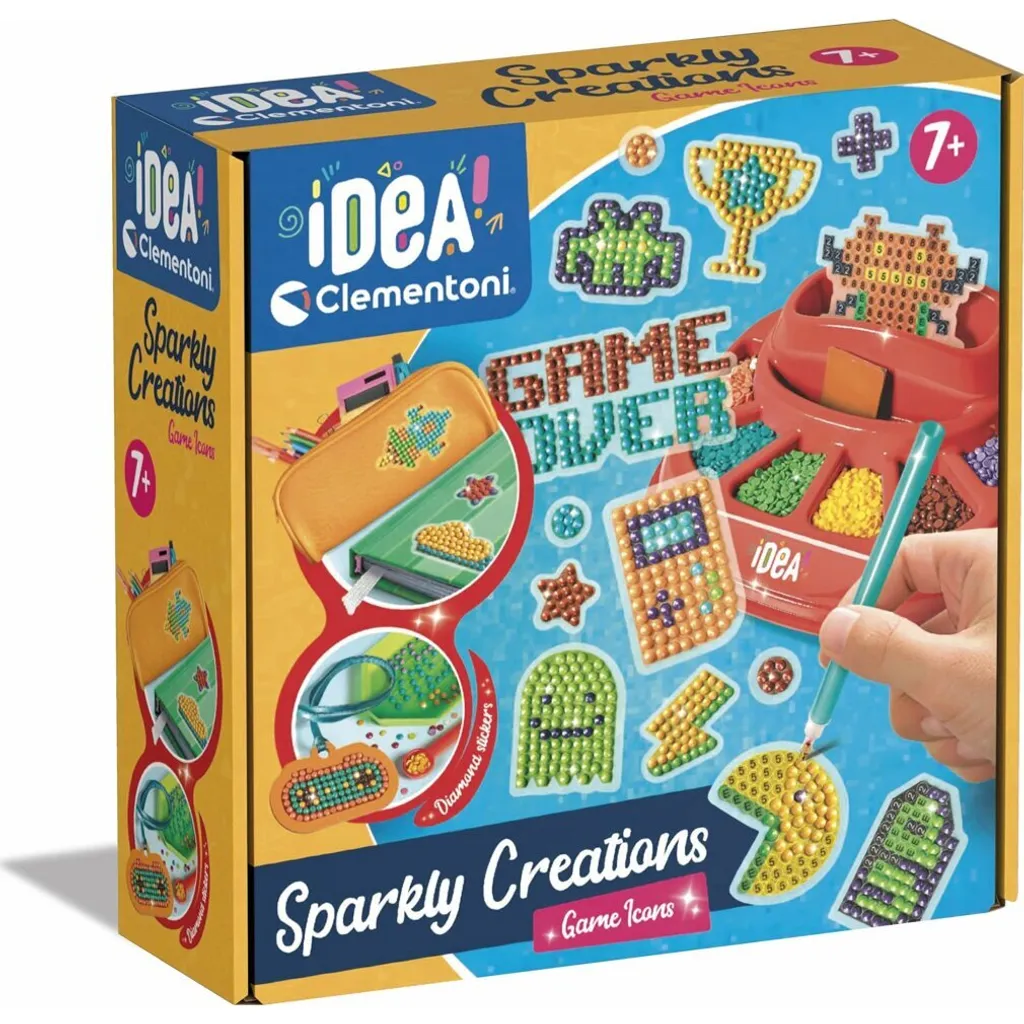 Icônes de jeu Sparkly Creations - Kit de Pixel Art Créatif DIY Enfant