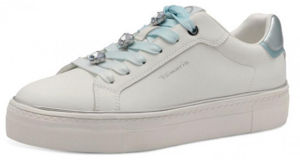 Tamaris schnürer Sneaker weiß in Gr. 41