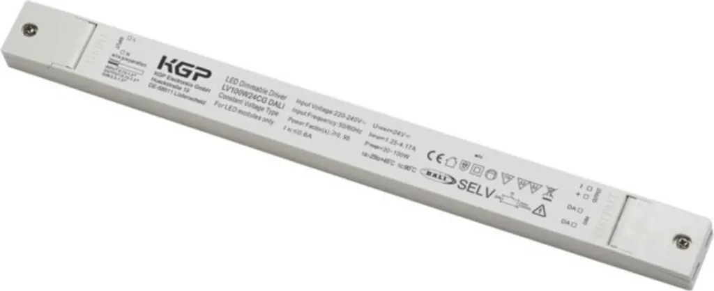 Alimentation LED 24V 100W DALI pour installation lumineuse tertiaire
