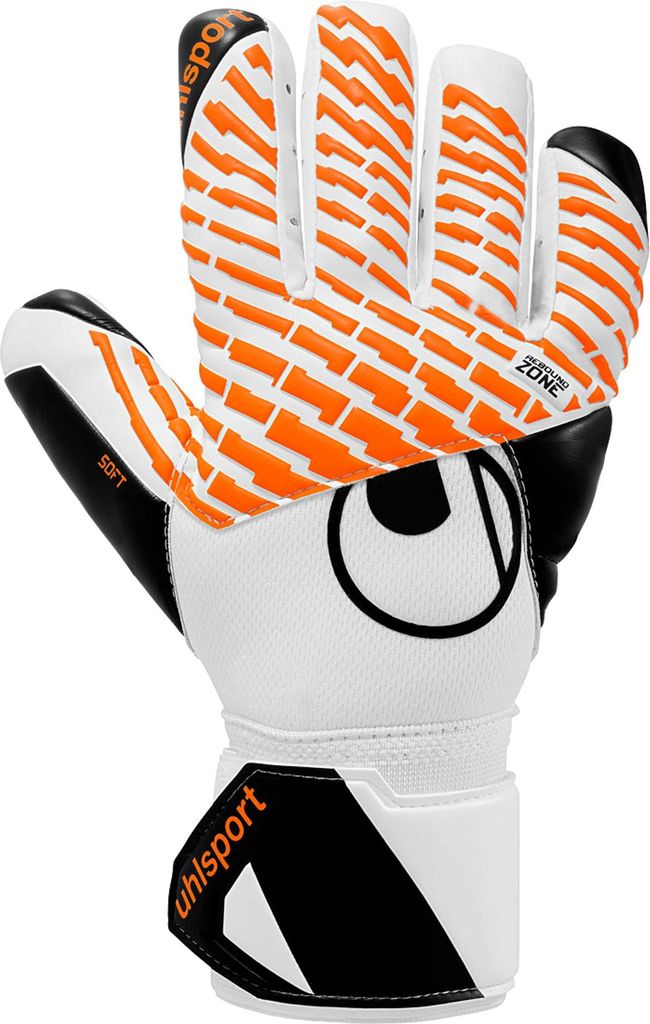 Uhlsport Fm Soft Hn Comp - weiß/schwarz/fluo orange, Größe:9.5
