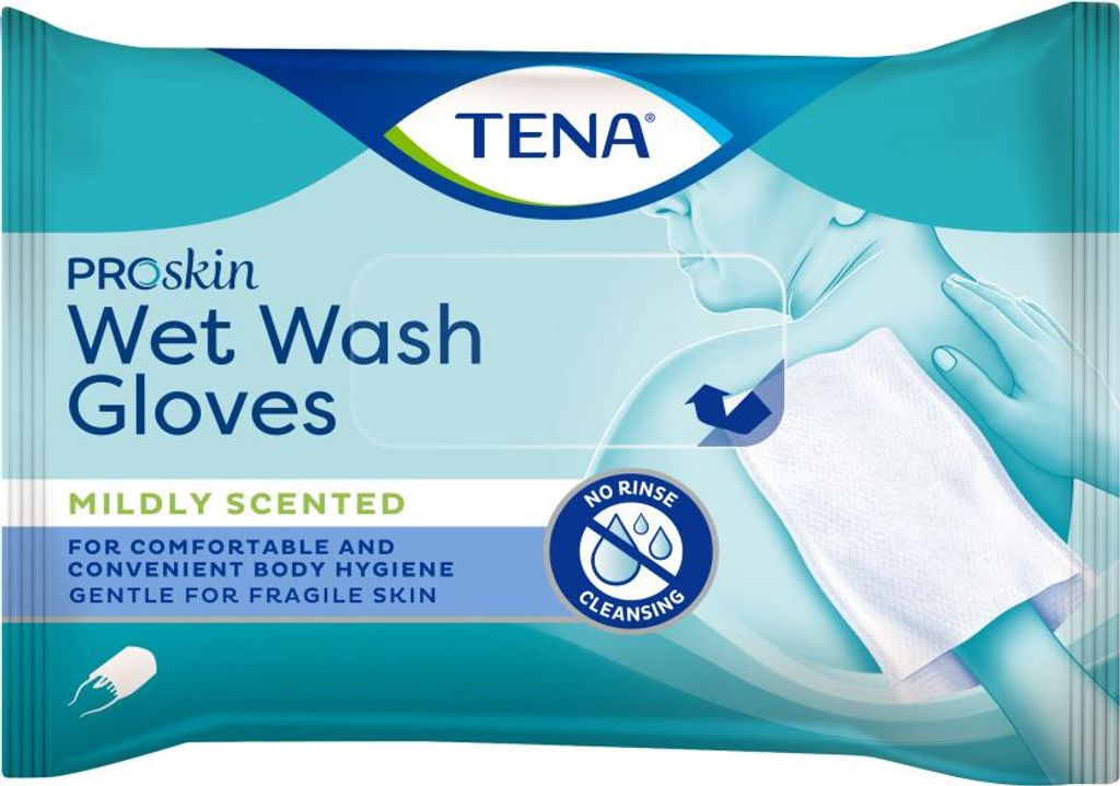 TENA Rukavice na mokré mytí 8 kusů jemná vůně Obrázek produktu 
