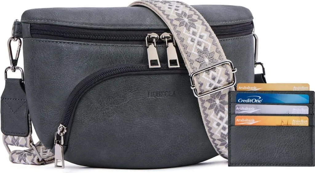 Sac poitrine femme bandoulière MUIIKOLA en cuir synthétique anti-vol - 2
