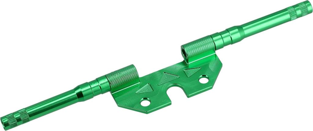 CNC Blinkleuchtenträger hinten, mit Innengewinde M8, Grün eloxiert, Ø10mm - für Simson S50, S51, S70