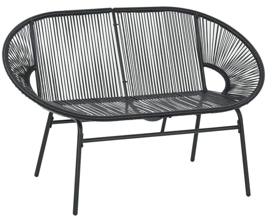 Ratanové kreslo Relaxačné kreslo v štýle boho, 132 cm x 72 Obrázok produktu 