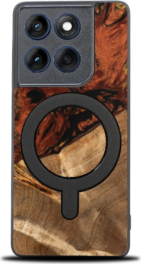 Custodia Motorola Edge 60 Pro 5G Bewood Elemento Fuoco - Opera d'Arte