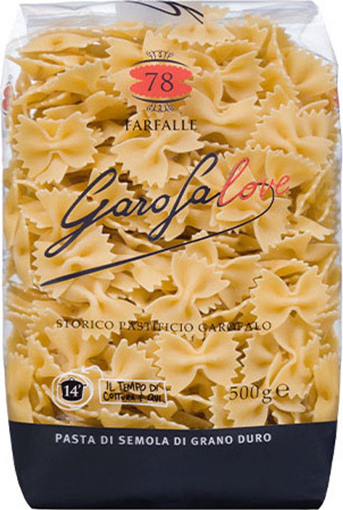 16x Garofalo Pasta di Gragnano IGP Farfalle N.78 500g