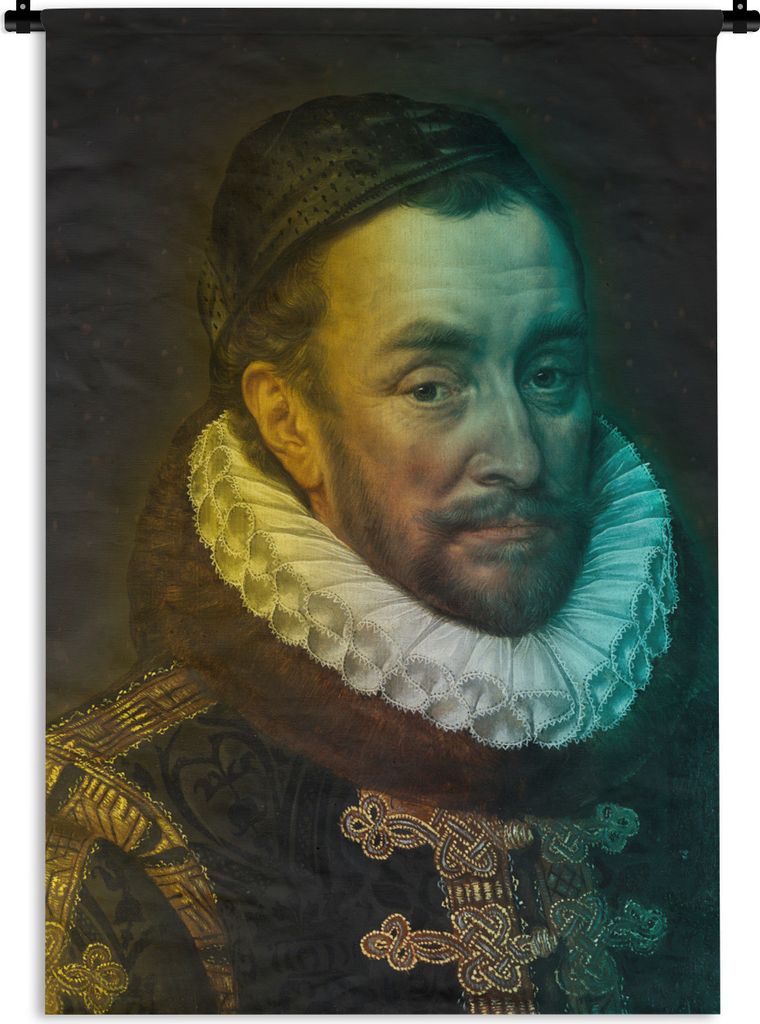 MuchoWow® Wandteppich Wandbehang Wilhelm von Oranien - Produktbild 