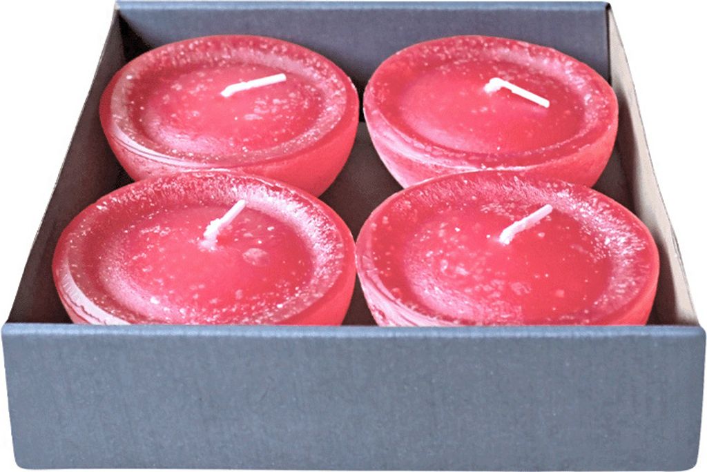 Schwimmkerzen, Flamingo, Rustic, WENZEL, 80/35 mm, Brenndauer ca. 7h, 4 Stück