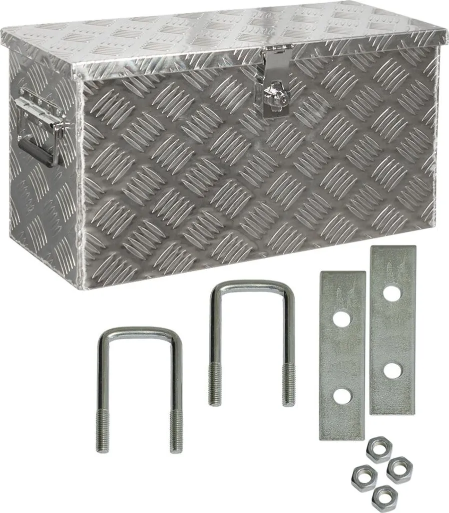 Boîte à Outils en Alu D040 Trucky pour Remorque avec Kit de Montage