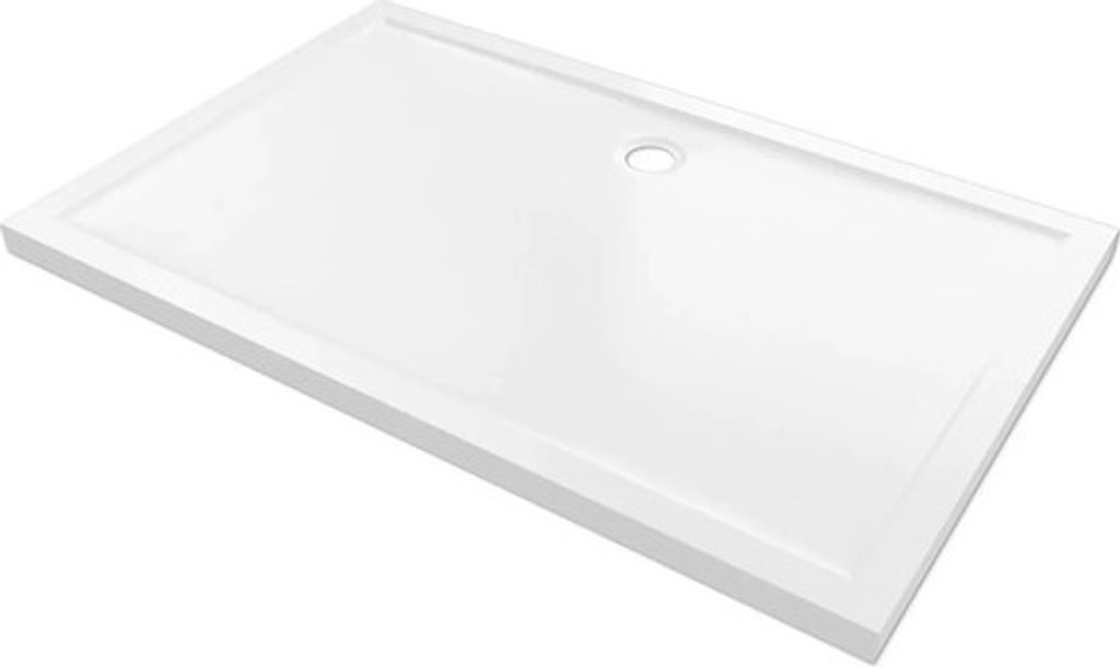 Duschwanne Aurlane Pure 140 x 90 x 4 cm weiß Produktbild 