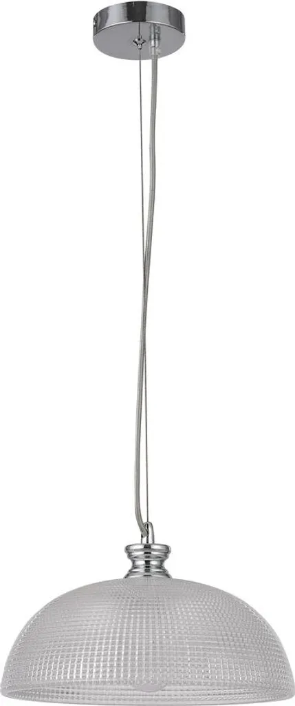 Suspension PETRINA 5459 en verre dépoli et chrome pour une lumière douce