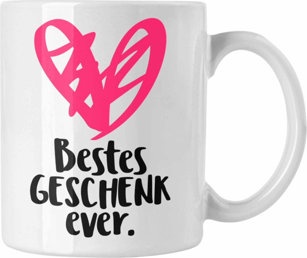 Trendation - Lustige Tasse für Frauen mit Spruch Geschenkidee Schwester Mama Tante Kaffeetasse Wichtelgeschenk (Weiß)