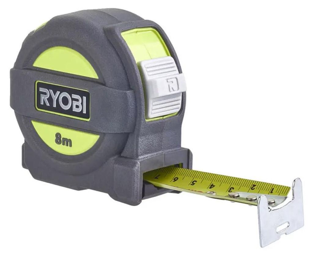 Ryobi RTM8M Maßband mit Naylonbeschichtung, Breite 25 mm, 5 m
