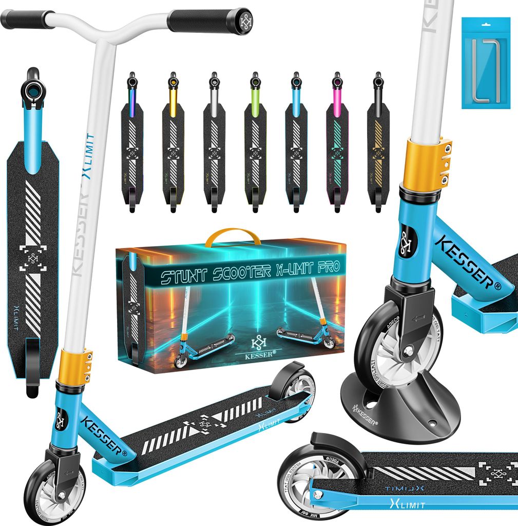 KESSER® Stunt Scooter X-Limit-Pro 360° Lenkung Funscooter Produktbild 