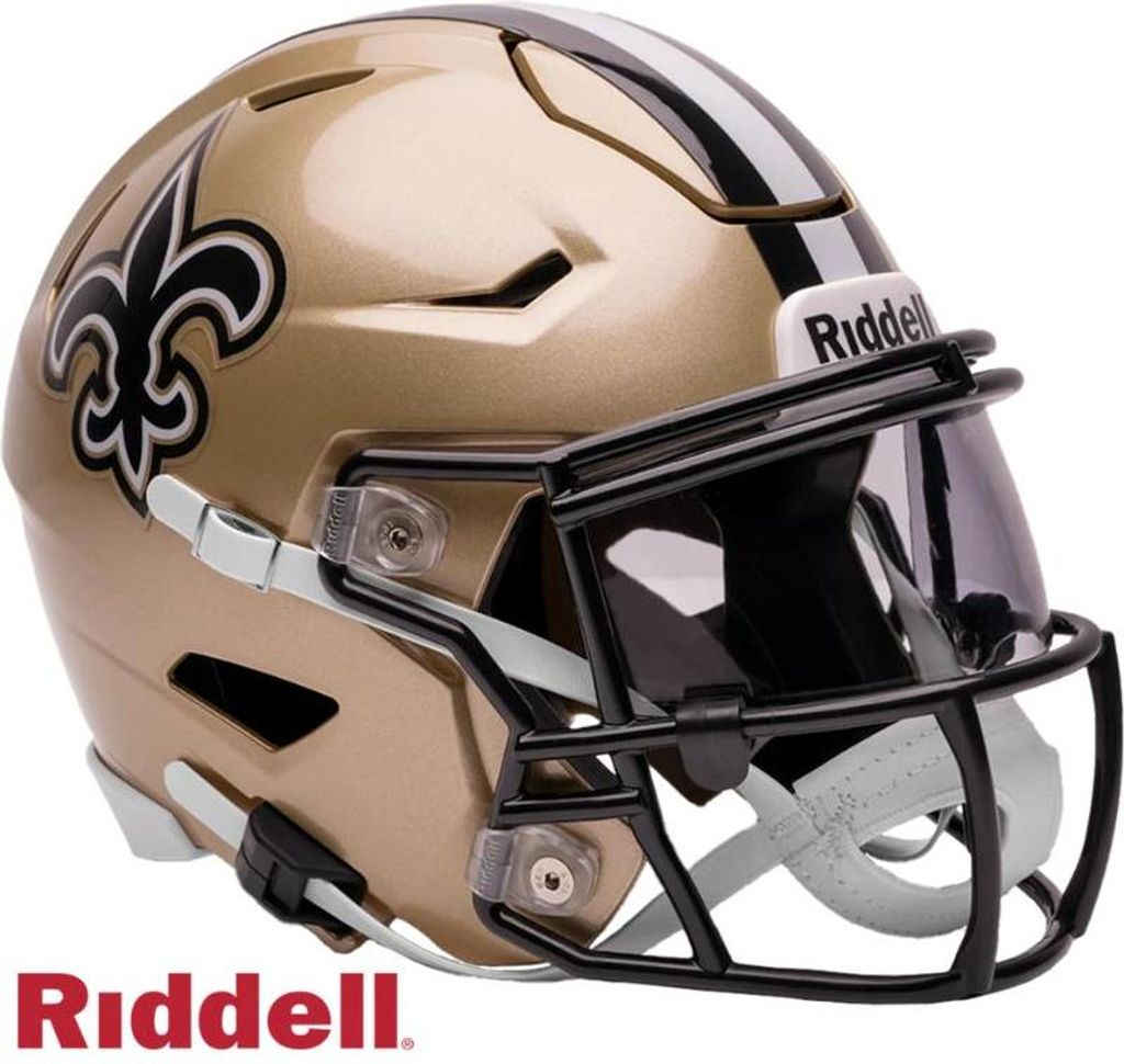 Riddell Speedflex Midi NFL Replica Helm Mid-Size New Orleans Saints Fanzone Artikel