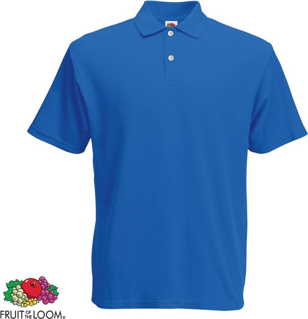 Fruit of the Loom Original Herren-Polo Shirt Königsblau XXL Obrázek produktu 