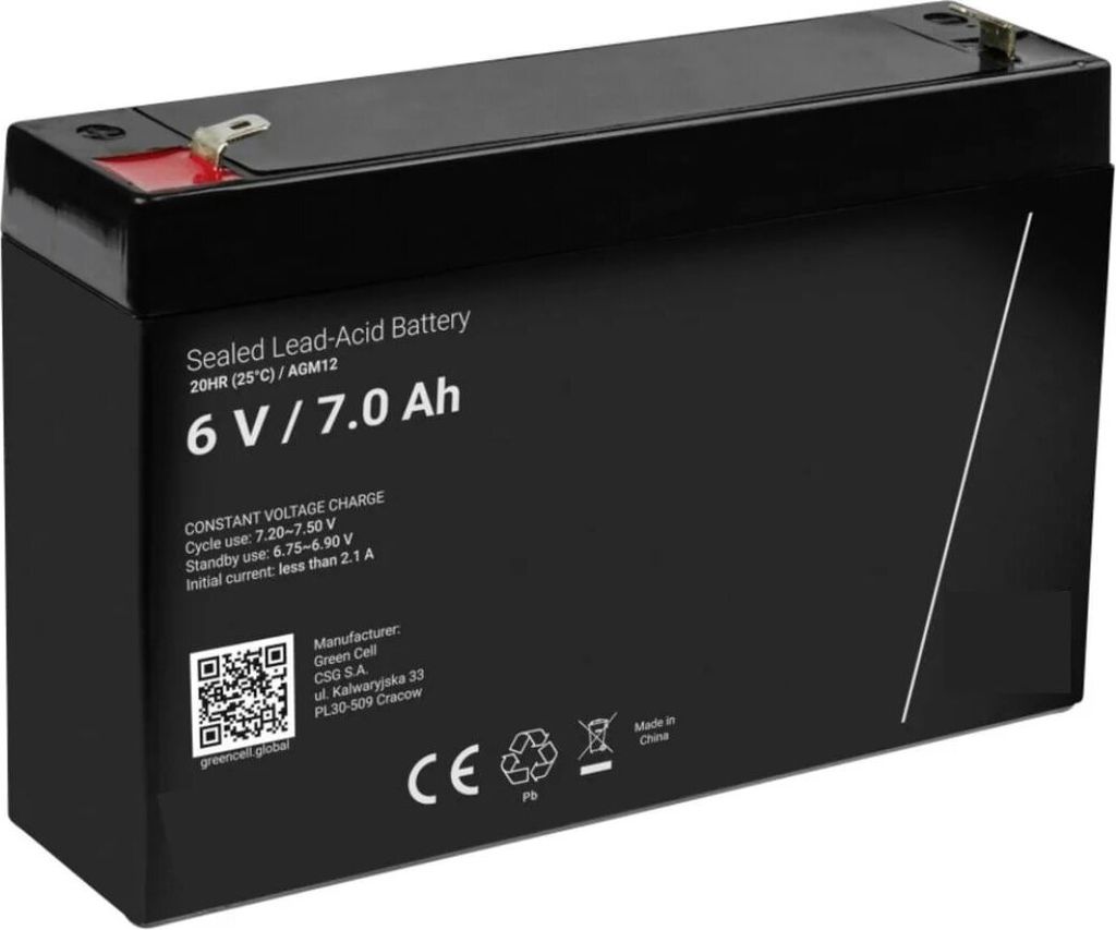 Batterie 6V 7,0Ah - pour véhicule électrique pour enfants - Image du produit 