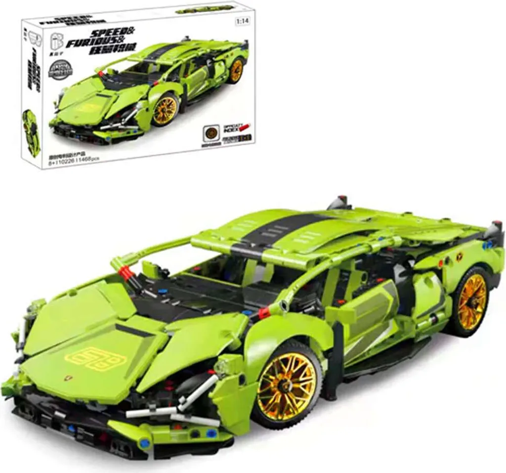 Jeu de Construction Voiture de Sport Technique Kbox 10226 de 1468 Pcs