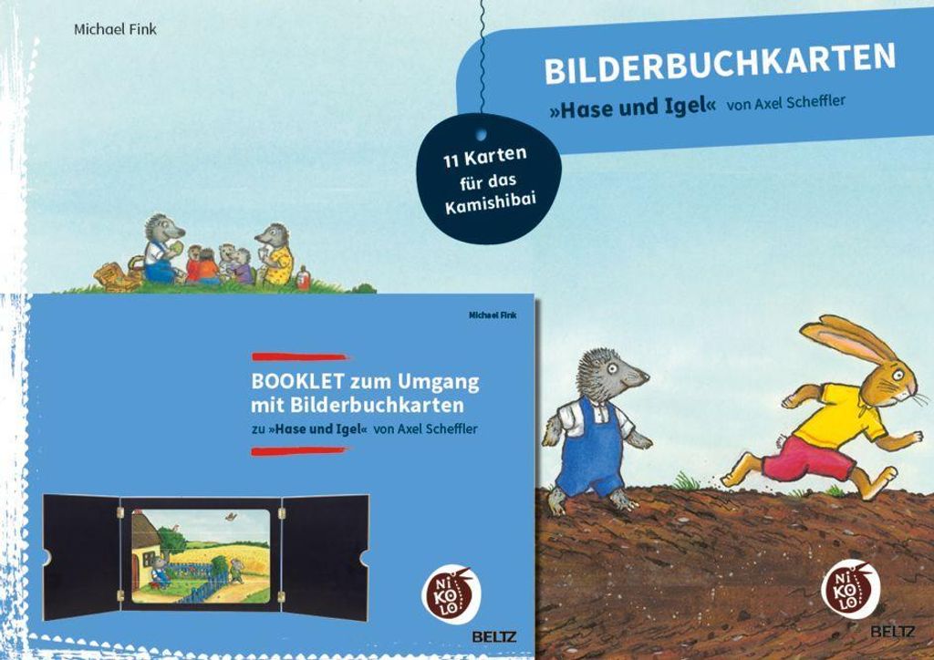 Bilderbuchkarten »Hase und Igel« von Axel Scheffler
