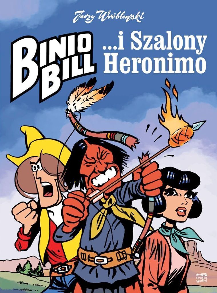 Binio Bill und der verrückte Heronimo Jerzy Wróblewski (Buch auf Polnisch)