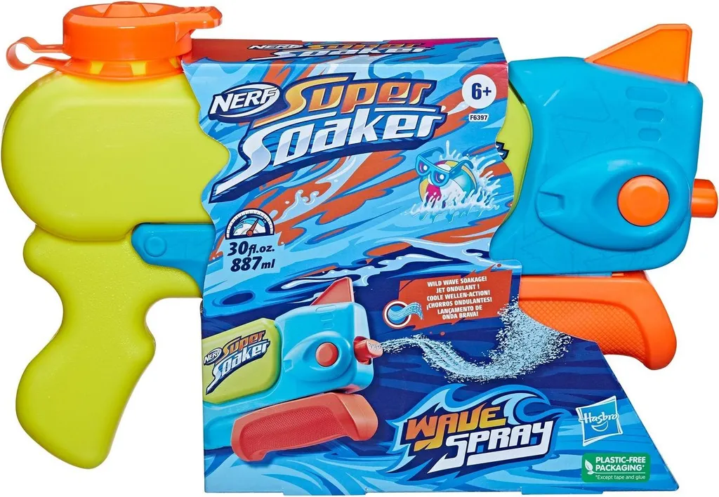 Pistolet à eau haute pression jet ondulé rotatif pour enfants et adultes