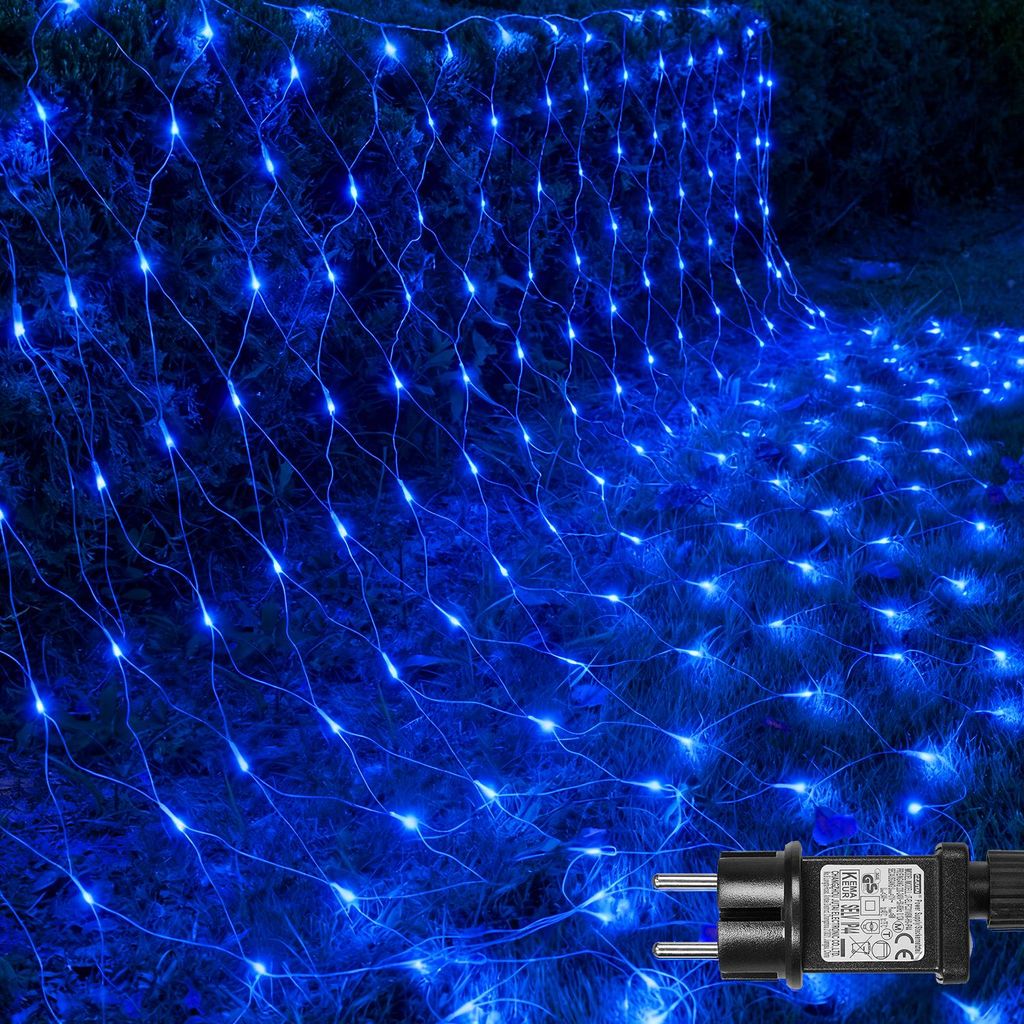 1.5X1.5M 96LEDs Lichternetz 8 Modi Wasserdicht Lichterkette Produktbild 