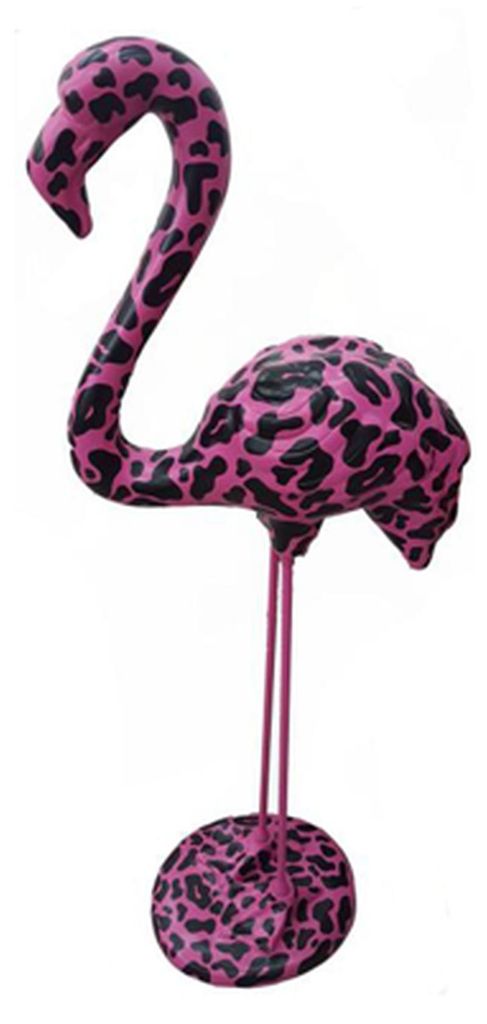 Abstrakt flamingo Figur Statue Skulptur Garten Design Statuen Dekoration 119cm