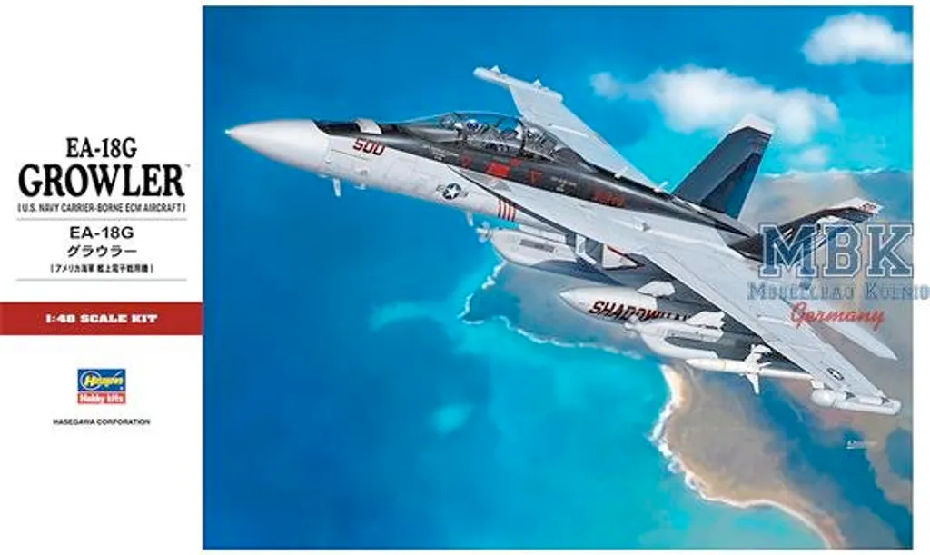 Maquette à monter Boeing EA-18G Growler Hasegawa 1/48 HAS07252 PT52