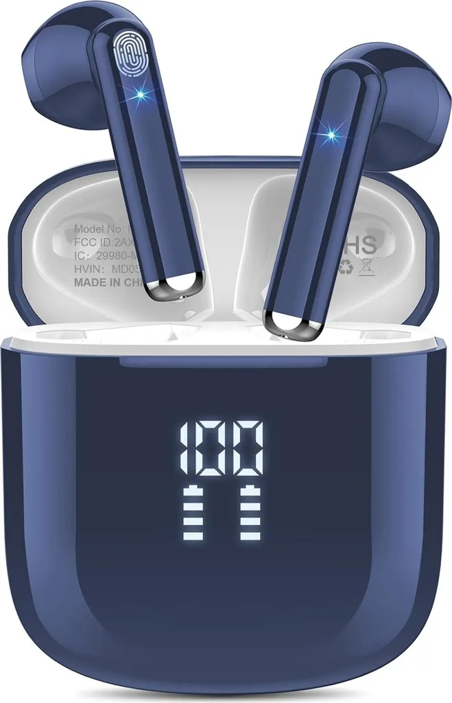Auricolari Bluetooth 5.3 HiFi: Audio Immersivo e 4 Microfoni ENC