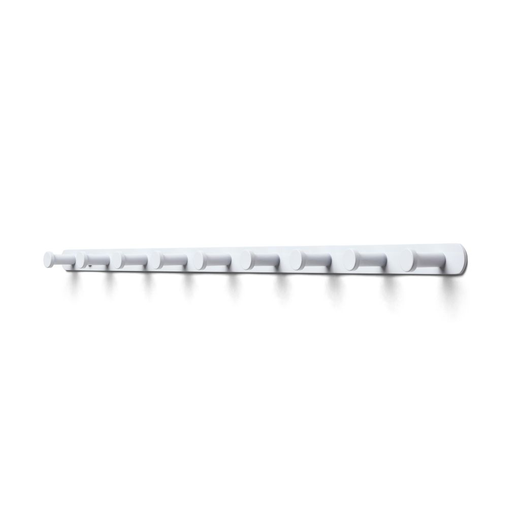 TOJ Living Wandgarderobe Weiß 70 cm – Edelstahl Produktbild 