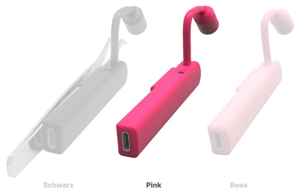 LED Wimpern Pinzette mit UV-Lampe Pink Präzisionspinzette für Wimpernverlängerung mit integrierter LED Aushärtung