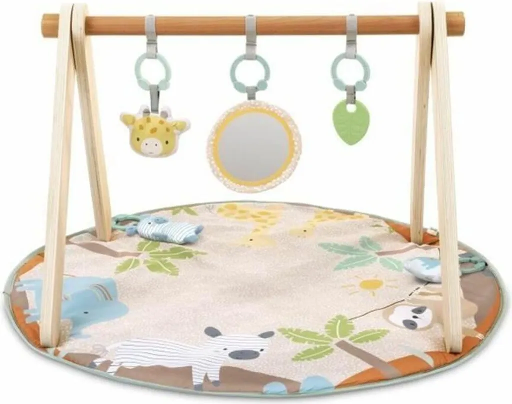 Tapis de jeu pour bébé Ingenuity WonderWood idéal pour le temps sur le ventre