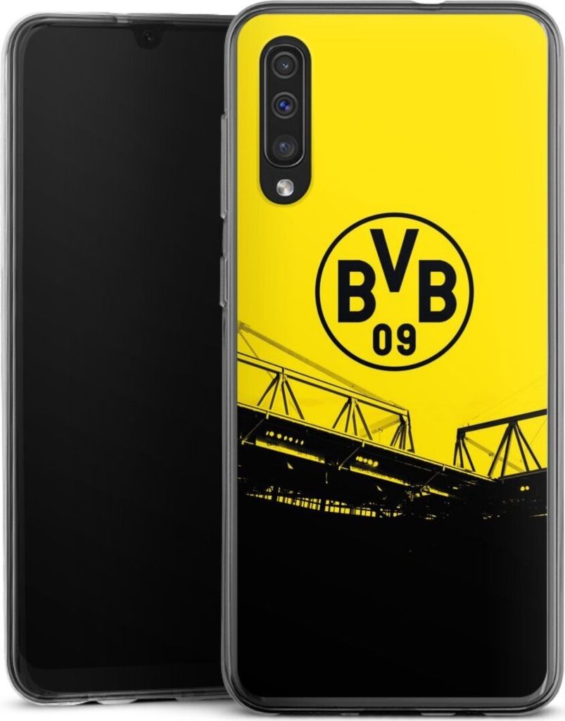 DeinDesign Handyhülle für Samsung Galaxy A50 Silikon Hülle Case Smartphone Schutzhülle BVB Borussia Dortmund Fanartikel