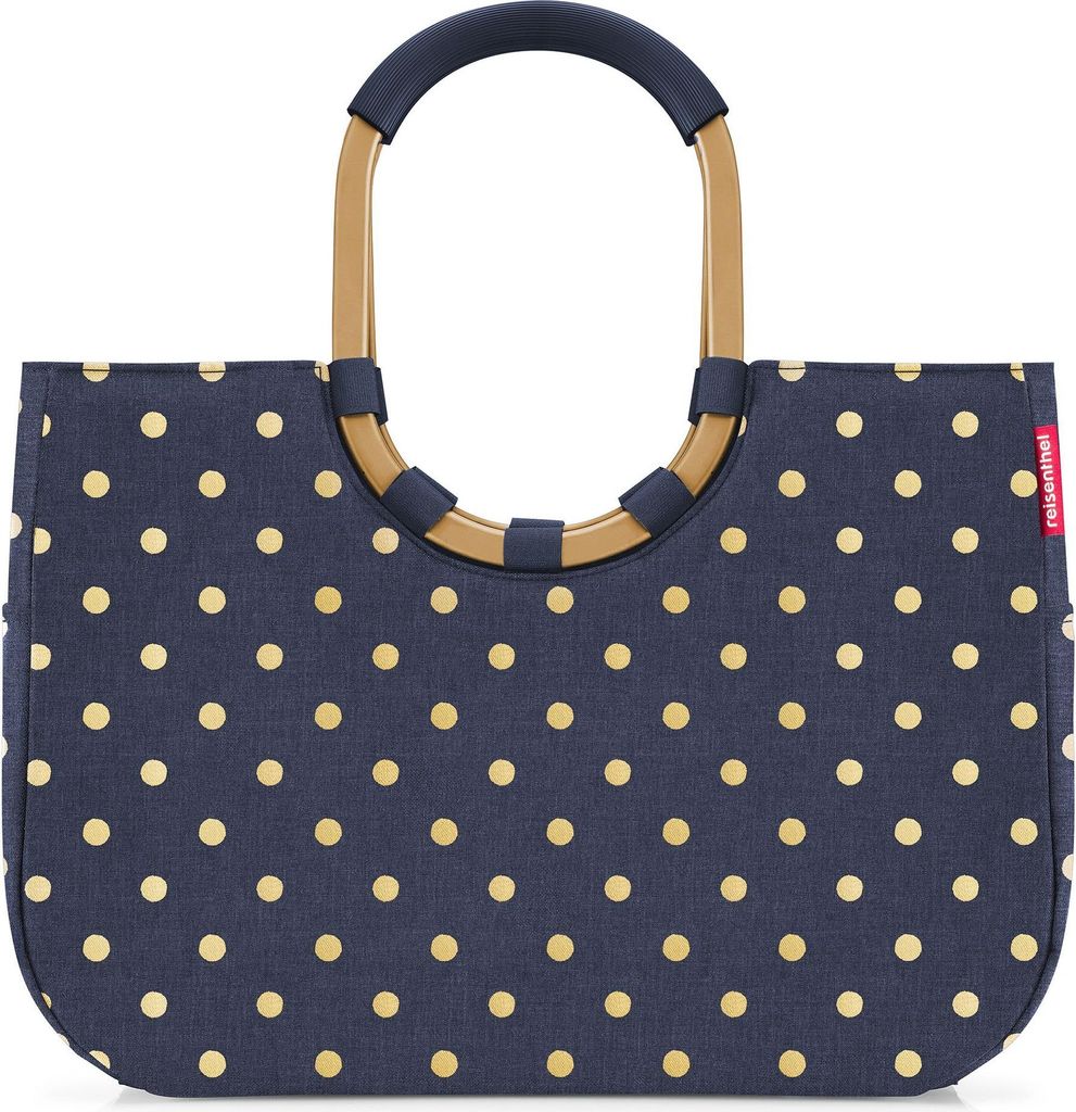 reisenthel loopshopper L frame metallic dots blue Produktbild 