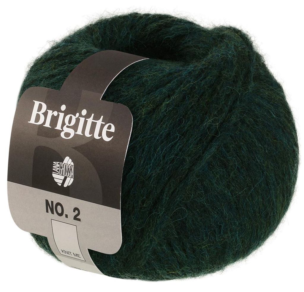 Lana Grossa - Brigitte No. 2 0073 schwarzgrün Produktbild 