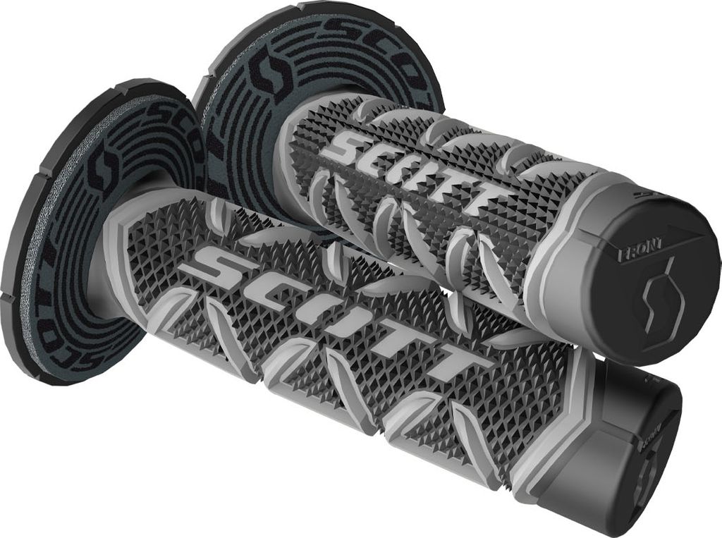 Scott Motocross Griffe Diamond , Grau Schwarz