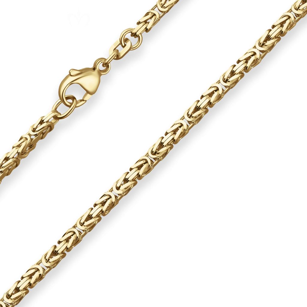 2,8mm Armband Königskette Goldarmband Armschmuck aus 585 Gold Gelbgold 19cm