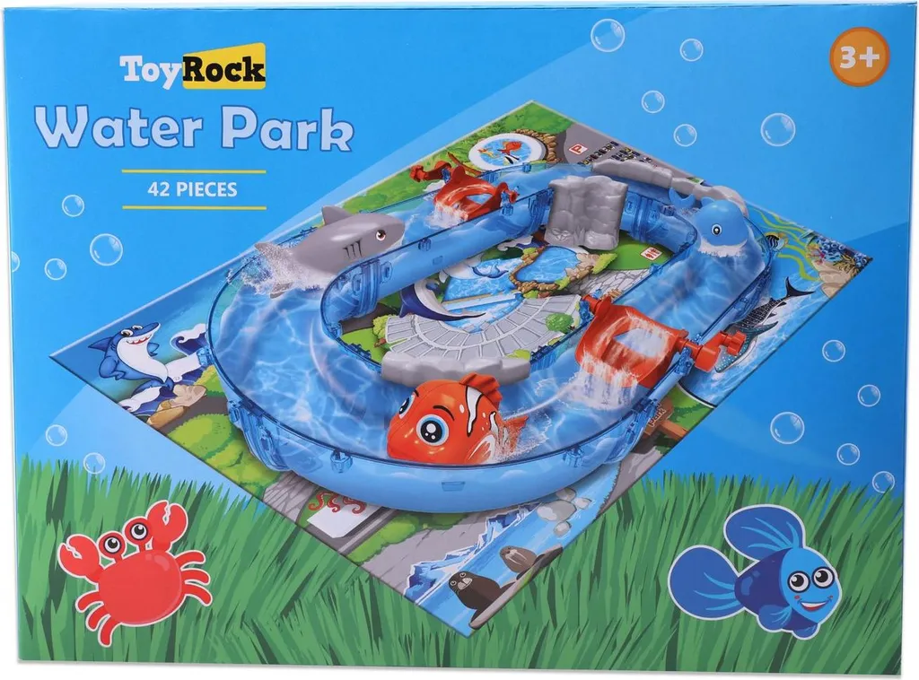 Circuit de Jeu d'Eau et Parc Aquatique 42 Pièces avec Bateaux et Écluses