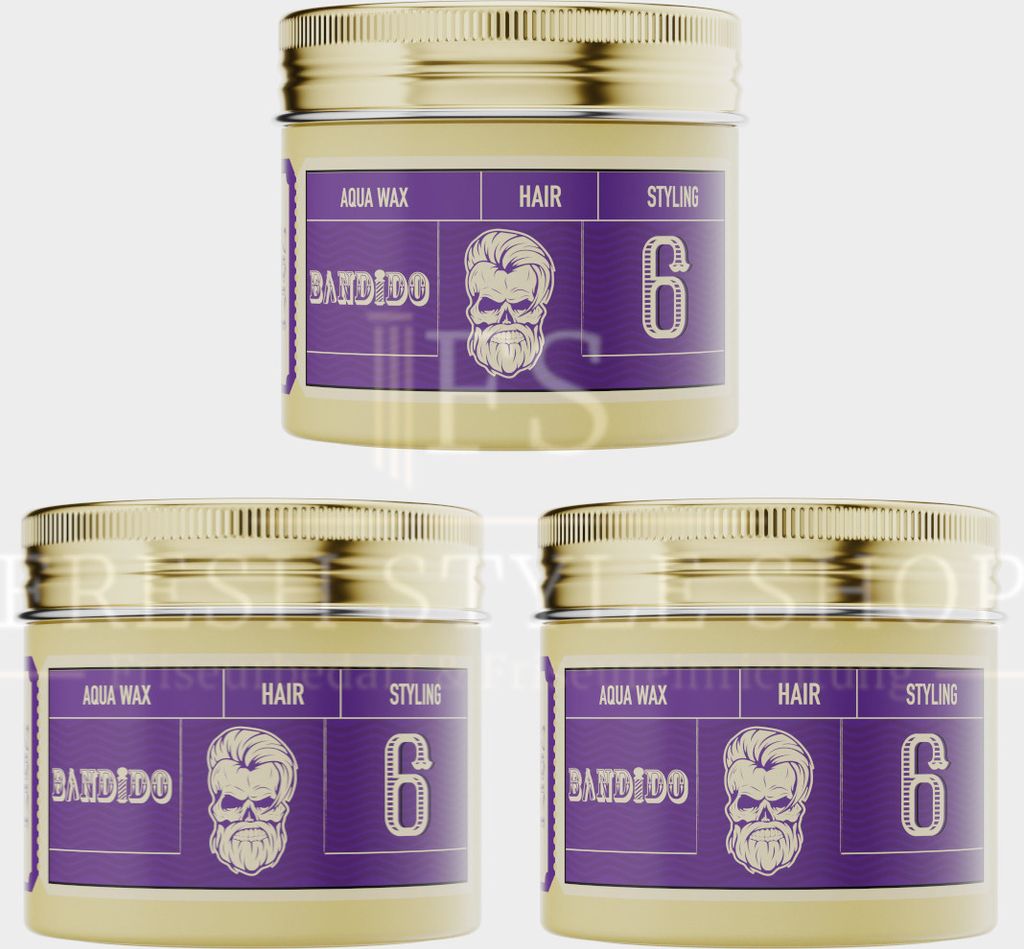 3x Bandido Aqua Wax Vosk na vlasy 125ml -  dizajn - nová Obrázok produktu 