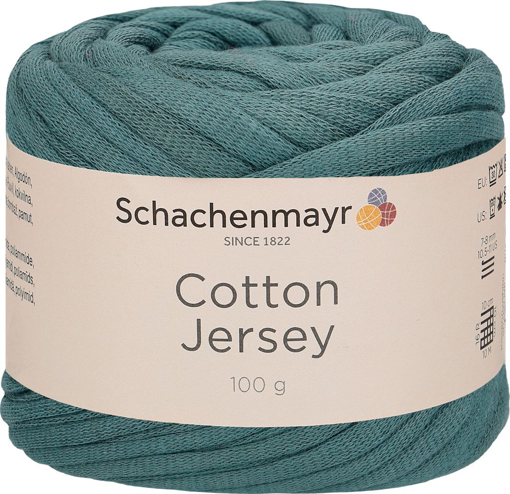 Schachenmayr Baumwolle Jersey, 100g Petrol Handstrickgarne Produktbild 