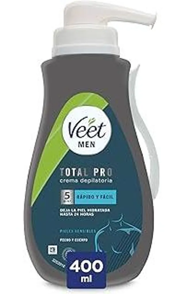 Veet Men Crema Depilatoria Pelli Sensibili 400 ml