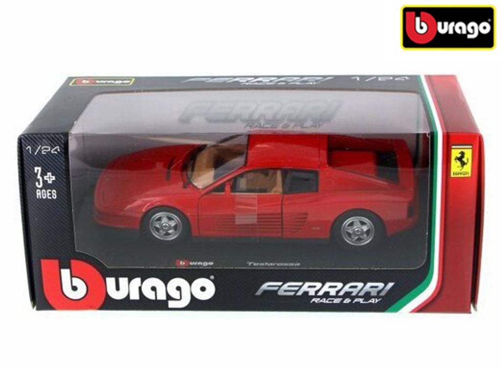 Bburago ASST 1:24 Ferrari Auta 12ks MIX Immagine del prodotto 