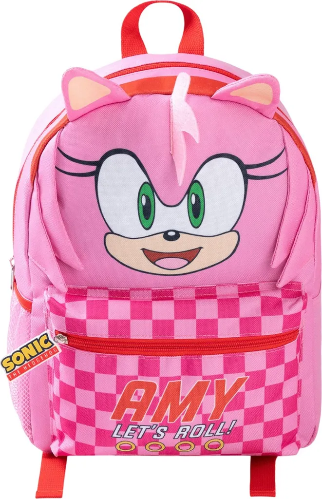 Sac à dos pour enfants Sonic Rose cartable scolaire fille Amy NS9335